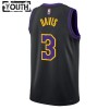 NBA Børn Trøje Los Angeles Lakers Anthony Davis 2023-24 Nike City Edition Sort Swingman